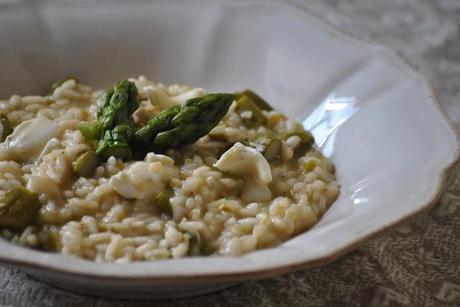 Risotto agli asparagi di Cimadolmo e tuma del trifulau