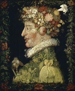 Primavera, di Giuseppe Arcimboldo.