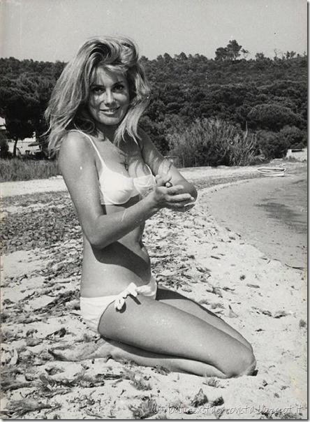 deneuve on the beach