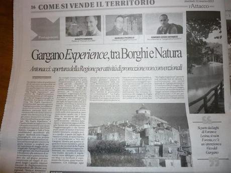 Sono candidato per My Puglia Experience, elemosino voti!