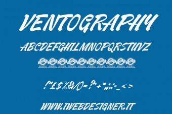 free font ventography