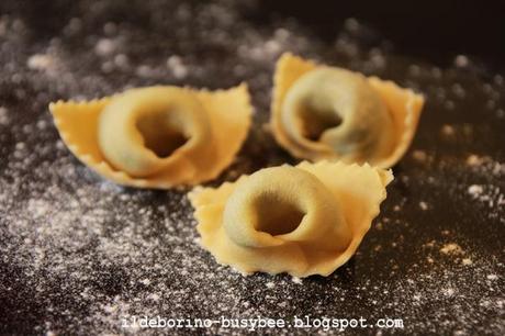 Ravioli di Ricotta e Spinaci or Spinach and Ricotta Cheese Ravioli