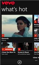 L’APP UFFICIALE DI VEVO ARRIVA SU WINDOWS PHONE