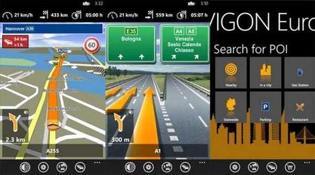 Navigon GPS per Luia 920 e Lumia 820