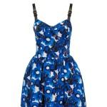 ASOS SKATER IN BLUE FLORAL 75