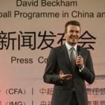 David Beckham ambasciatore del calcio, incontra bimbi a Pechino05