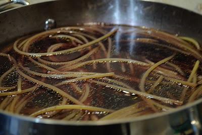 Pasta aglio olio e vino