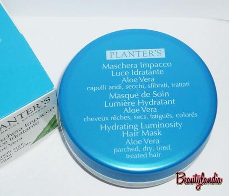 PLANTER'S - Maschera Impacco Luce idratante -