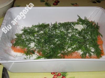 Salmone marinato svedese (gravad lax o gravlax)