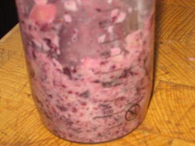 Reginette con capesante all'arancia e crema di radicchio