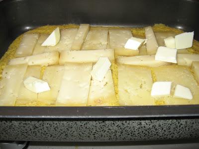 Polenta con la fontina valdostana