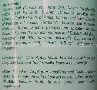 [Dabur - Vatika] Olio di cocco per capelli - Enriched Coconut Hair Oil