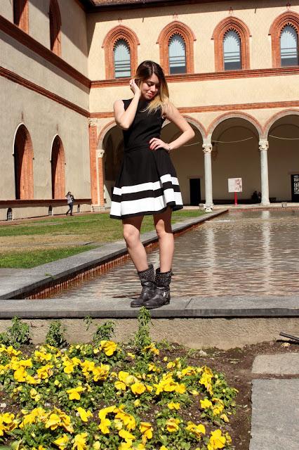 Giorgia&Johns; dress al Castello Sforzesco