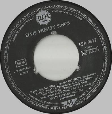 ELVIS PRESLEY SINGS