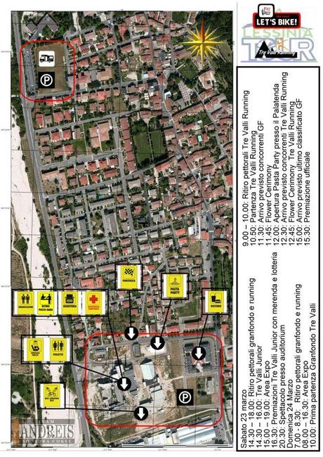 GF 3 Valli: mappa logistica