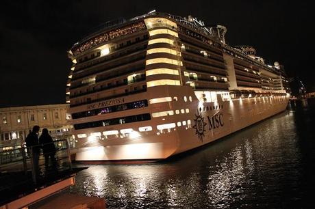 MSC PREZIOSA: PRIMA NOTTE A GENOVA