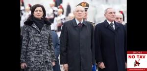 I Presidenti delle Camere Grasso e Boldrini con il Presidente della Repubblica Giorgio Napolitano