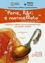 Biccari: Domenica alle 16.30 “Pane, libri e marmellata”, la biblioteca per i più piccoli
