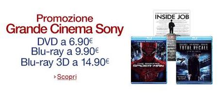 Amazon: scopri la promo Grande Cinema Sony su Blu-ray 3D, DVD e Blu-ray