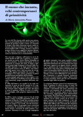 Webzine 1/2013, Musica, Religione