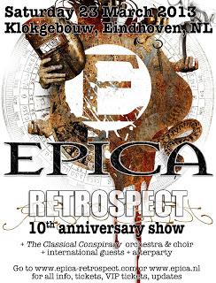 10th anniversary show - Epica @ Klokgebouw, Eindhoven, NL