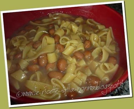 Minestra di fagioli con maltagliati (6)