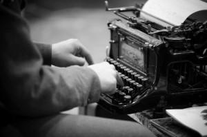 Old typewriter