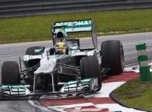 Hamilton Lewis Sepang 2013 race