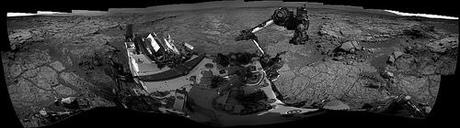 Curiosity sol 223 Navcam left B - 360 panorama