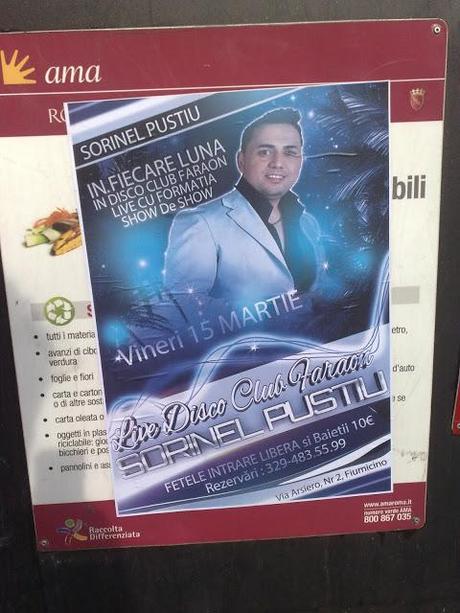 L'autentica invasione dei manifesti abusivi dei cantanti rumeni. Dite la veir