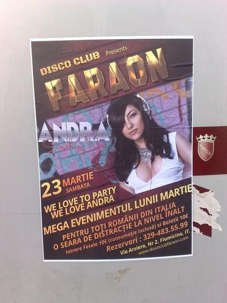 L'autentica invasione dei manifesti abusivi dei cantanti rumeni. Dite la veir