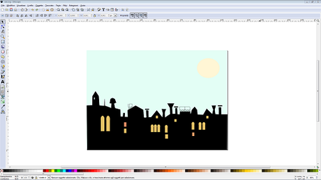 Il risultato finale in Inkscape