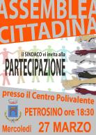 L'amministrazione comunale di Petrosino incontra i cittadini