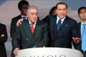 Silvio Berlusconi e Marcello Dell'Utri (foto Matteini)