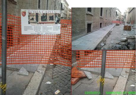 Via degli Astalli faceva cagare prima dei lavori e farà ugualmente cagare dopo i lavori di manutenzione straordinaria