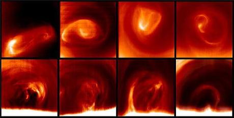 Venere vortice al polo sud