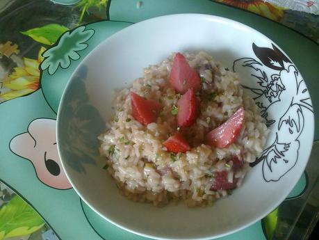 RICETTA RISOTTO ALLE FRAGOLE