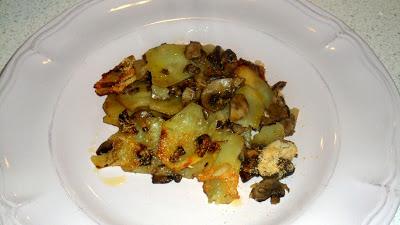 Sformato di patate e funghi