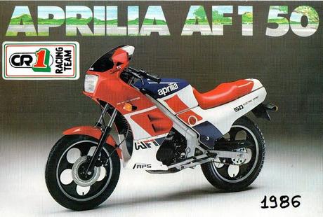 Vintage Brochures: Aprilia AF1 50 1986 (Italy)