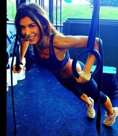 elisabetta canalis in palestra gossip 2013