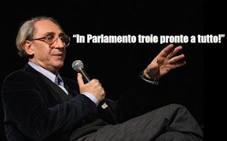 Franco Battiato: “In Parlamento troie pronte a tutto”!