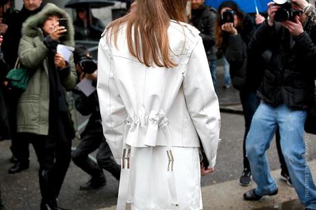 In the Street...White Perfecto...Chiodo Mania, Paris & Milan