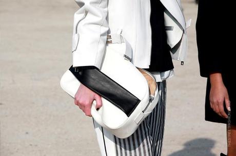 In the Street...White Perfecto...Chiodo Mania, Paris & Milan