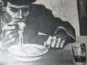 Il mangiatore di pastasciutta di Renato Guttuso.