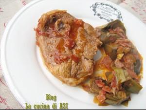 agnello e carciofi La cucina di ASI