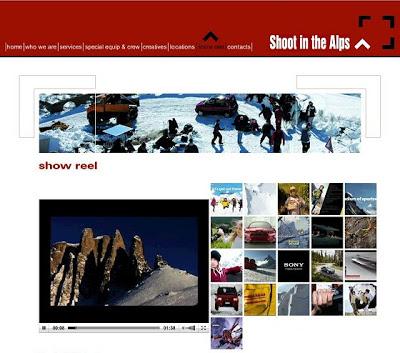 SHOOT IN THE ALPS CINEMATOGRAFIA NELLE ALPI