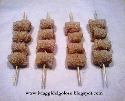 IDEE MENU' DI PASQUA 2013 ... SPIEDINI CROCCANTI ...