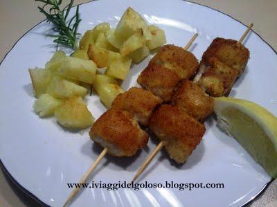 IDEE MENU' DI PASQUA 2013 ... SPIEDINI CROCCANTI ...