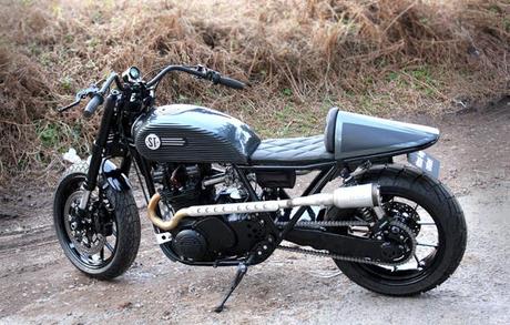 Kawasaki Z 750 Tracker by Street Tuff Customs