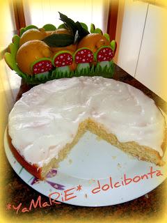 Torta Lime e Cocco con glassa di limone e formaggio cremoso